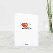 Carte de voeux Personnaliser Icône de cuisson (Dos)