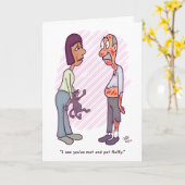 Carte de voeux Pet Plier (Fleur jaune)