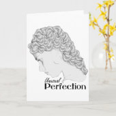 Carte de voeux peu commune de blanc de perfection (Fleur jaune)