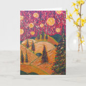 Carte de voeux ; Peut il toujours y avoir beaucoup (Fleur jaune)