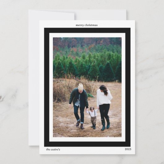 CARTE DE VOEUX PHOTO (Devant)