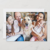 Carte de vœux photo à écriture simple vert sauge (Dos)