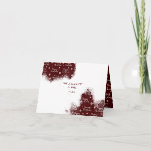 Carte de vœux photo avec lavis d'aquarelle Joyeux 
