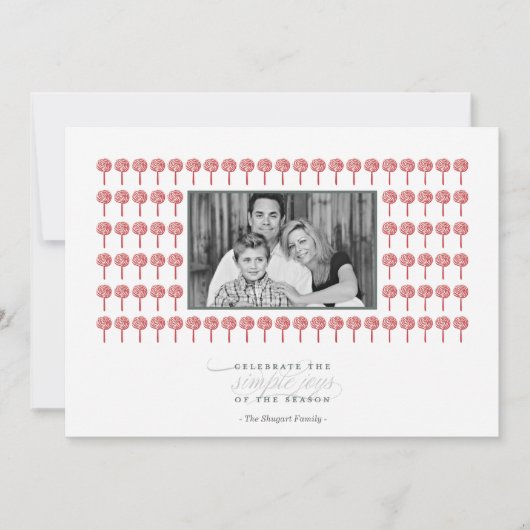 Carte de vœux photo avec motif Geisha à la menthe  (Devant)