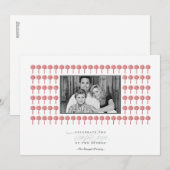 Carte de vœux photo avec motif Geisha à la menthe  (Devant / Derrière)