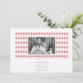 Carte de vœux photo avec motif Geisha à la menthe  (Debout devant)