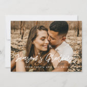 Carte de vœux photo avec typographie moderne (Devant)