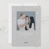 Carte de vœux photo Cool Flakes Bonne Année (Dos)