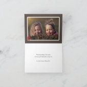 Carte de vœux photo d'arbres de fêtes de fin d'ann (Intérieur)