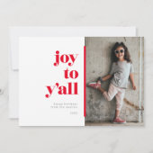 Carte de vœux photo de Douceur du Sud Joy à vous t (Devant)