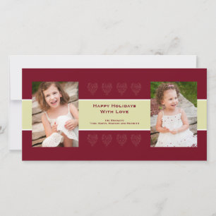 Carte de voeux photo de fêtes