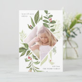 Carte de vœux photo de fêtes généreuse (Debout devant)