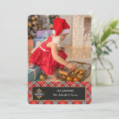 Carte de voeux photo de jour férié (Debout devant)