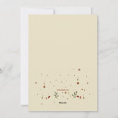 Carte de vœux photo de Joyeux Noël au monde (Dos)