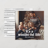 Carte de vœux photo de La vie est belle (Devant / Derrière)