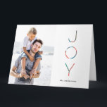 Carte de voeux photo de Noël<br><div class="desc">Carte de voeux photo avec message de bienvenue écrit à la main.</div>