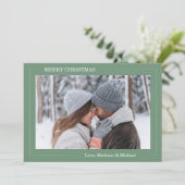 Carte de vœux photo de Noël (Debout devant)