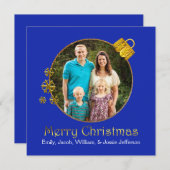 Carte de voeux photo de Noël (Devant / Derrière)