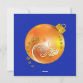 Carte de voeux photo de Noël (Dos)