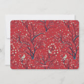 Carte de vœux photo de Noël 2024 à script charmant (Dos)