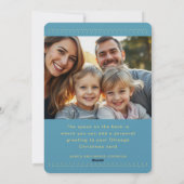 Carte de vœux photo de Noël à Chicago (Dos)