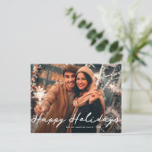 Carte de vœux photo de Noël joyeux (Debout devant)