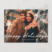 Carte de vœux photo de Noël joyeux (Devant)