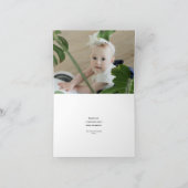 Carte de vœux photo de Noël simplement (Intérieur)