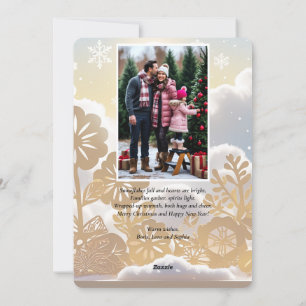 Carte de vœux photo de Noël Winter Wonderland