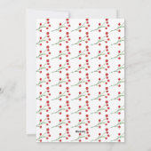 Carte de vœux photo de nouvelle maison dessinée à (Dos)