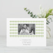 Carte de vœux photo de vacances à motif méchant à (Debout devant)