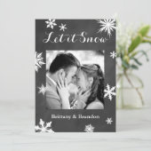 Carte de vœux photo de vacances avec tableau noir  (Debout devant)