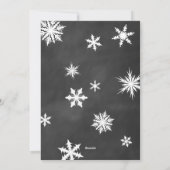 Carte de vœux photo de vacances avec tableau noir  (Dos)