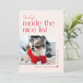 Carte de vœux photo de vacances en couleur à peine (Debout devant)