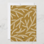 Carte de vœux photo de vacances en or pour jeunes  (Dos)