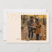 Carte de vœux photo de vacances joyeuses moderne (Dos)