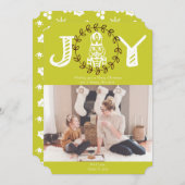 Carte de vœux photo de vacances Nutcracker Joy (Devant / Derrière)
