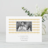 Carte de vœux photo de vacances Peppermint 24KT (Debout devant)