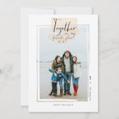 Carte de vœux photo de vacances Stick Together (Devant)