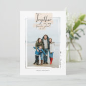 Carte de vœux photo de vacances Stick Together (Debout devant)