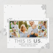 Carte de vœux photo de vacances This Is Us Faux Ar (Devant / Derrière)