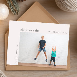 Carte de vœux photo de vacances Tout n'est pas c