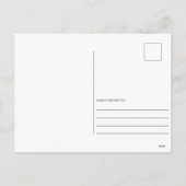Carte de vœux photo dorée de vacances la plus heur (Dos)