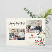 Carte de vœux photo du Nouvel An (Debout devant)