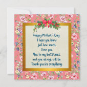 Carte de vœux photo élégante moderne pour la fête (Dos)