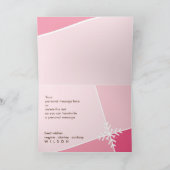 CARTE DE VOEUX PHOTO :: flocon de neige modernista (Intérieur)