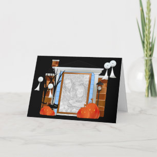 Carte de voeux photo Halloween