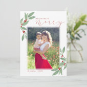 Carte de vœux photo Jours de fête (Debout devant)