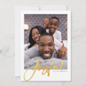 Carte de vœux photo joyeuse (Devant)