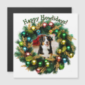 Carte de vœux photo Joyeuses Fêtes (Devant / Derrière)